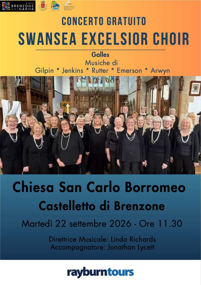 Immagine di Concerto gratuito del coro gallese Swansea Excelsior a Castelletto
