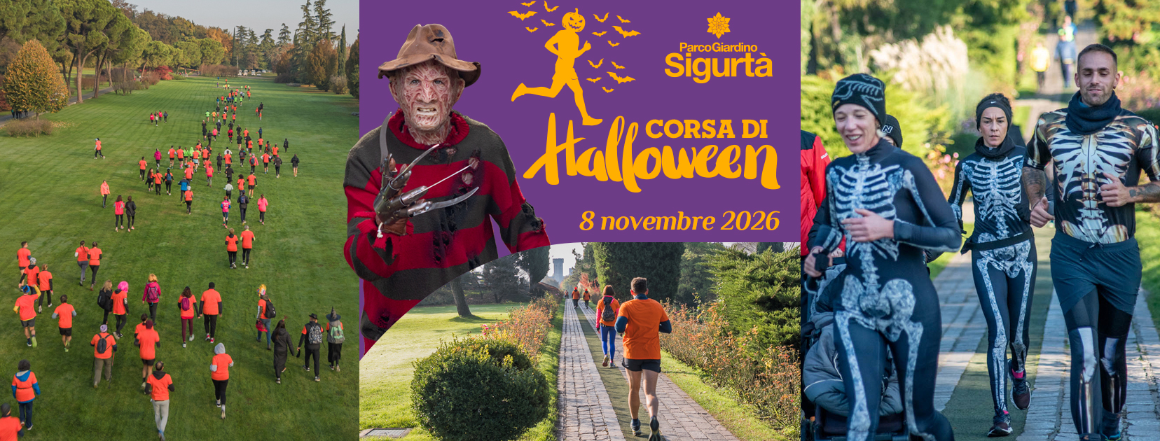 Corsa di Halloween al Parco Giardino Sigurtà di Valeggio sul Mincio: iscrizioni a 8 euro fino al 30 settembre 1 La Corsa di Halloween 2026 al Parco Giardino Sigurtà