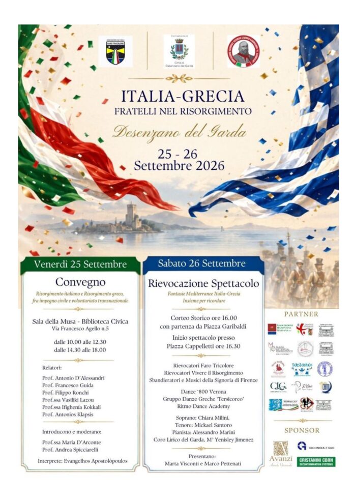 Immagine di Desenzano del Garda, rievocazione storica Italia-Grecia il 26 settembre
