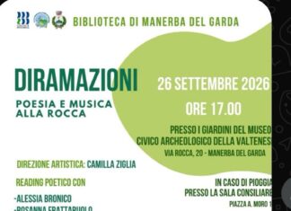 Diramazioni, poesia e musica alla Rocca di Manerba sabato 26 settembre Diramazioni, poesia e musica alla Rocca di Manerba sabato 26 settembre