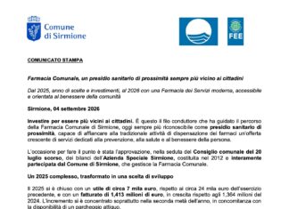 Farmacia Comunale di Sirmione, nuova sede e più servizi per la salute dei cittadini Immagine di Farmacia Comunale di Sirmione, nuova sede e più servizi per la salute dei cittadini