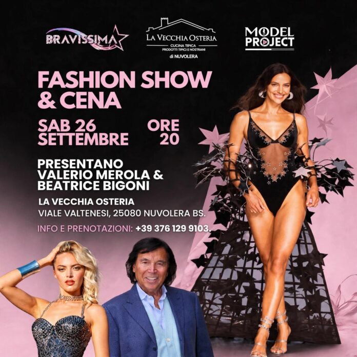 Fashion show e cena alla Vecchia Osteria di Nuvolera