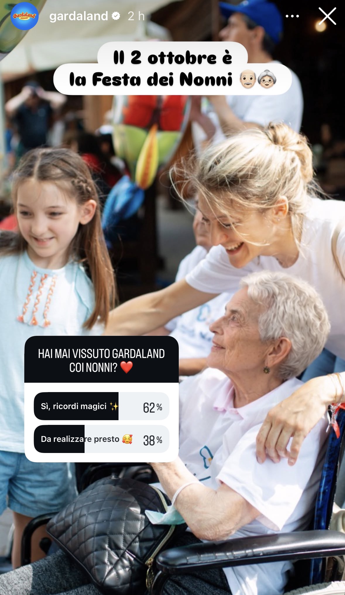 Immagine relativa a Gardaland Festa dei Nonni a Castelnuovo del Garda: il 4 ottobre attività speciali al SEA LIFE Aquarium