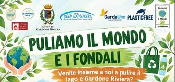 Gardone Riviera, pulizia dei fondali e dei parchi: due giornate di volontariato