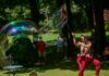 Spettacolo di bolle di sapone al Parco Giardino Sigurtà