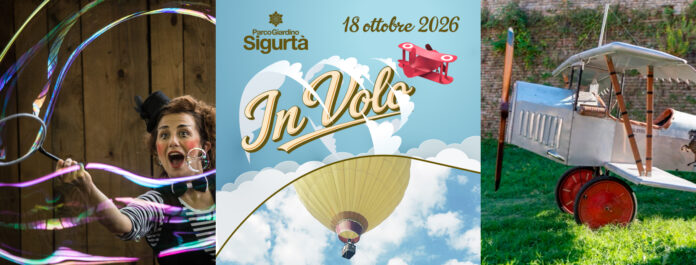 In Volo al Parco Giardino Sigurtà, con mongolfiera e biplano In Volo al Parco Giardino Sigurtà, con mongolfiera e biplano