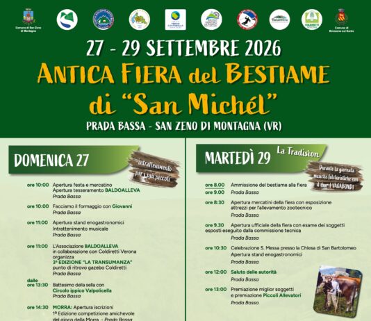 Immagine di La Fiera del Bestiame di San Michél torna a San Zeno di Montagna dal 27 settembre