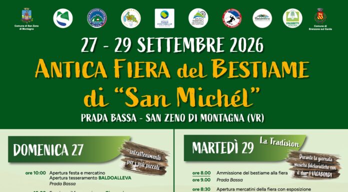 Immagine di La Fiera del Bestiame di San Michél torna a San Zeno di Montagna dal 27 settembre