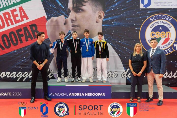 Immagine di La Garda Karate Team a Ostia Lido per l'8° Memorial Nekoofar: medaglie e ottimi piazzamenti