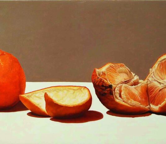 Cuore di arancio, opera di Patrizia Rota