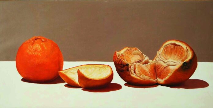 Cuore di arancio, opera di Patrizia Rota