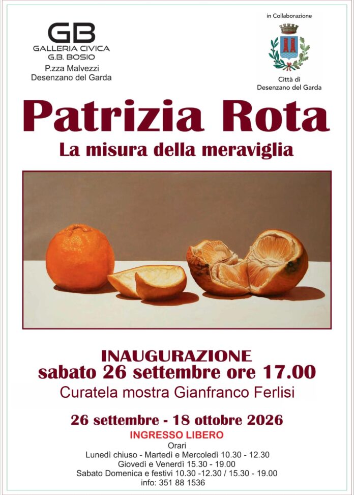 Immagine di La misura della meraviglia: Patrizia Rota espone a Desenzano