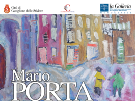 Manifesto di Mario Porta: dipinti su strada tra colori e persone a Castiglione delle Stiviere