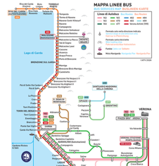 ATV, da giovedì 10 settembre nuovi orari invernali per le linee gardesane e Verona Mappa linee autobus ATV con orari invernali Garda e Verona.