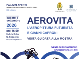 Palazzi Aperti ad Arco, visita guidata alla mostra Aerovita Immagine di Palazzi Aperti ad Arco, visita guidata alla mostra Aerovita