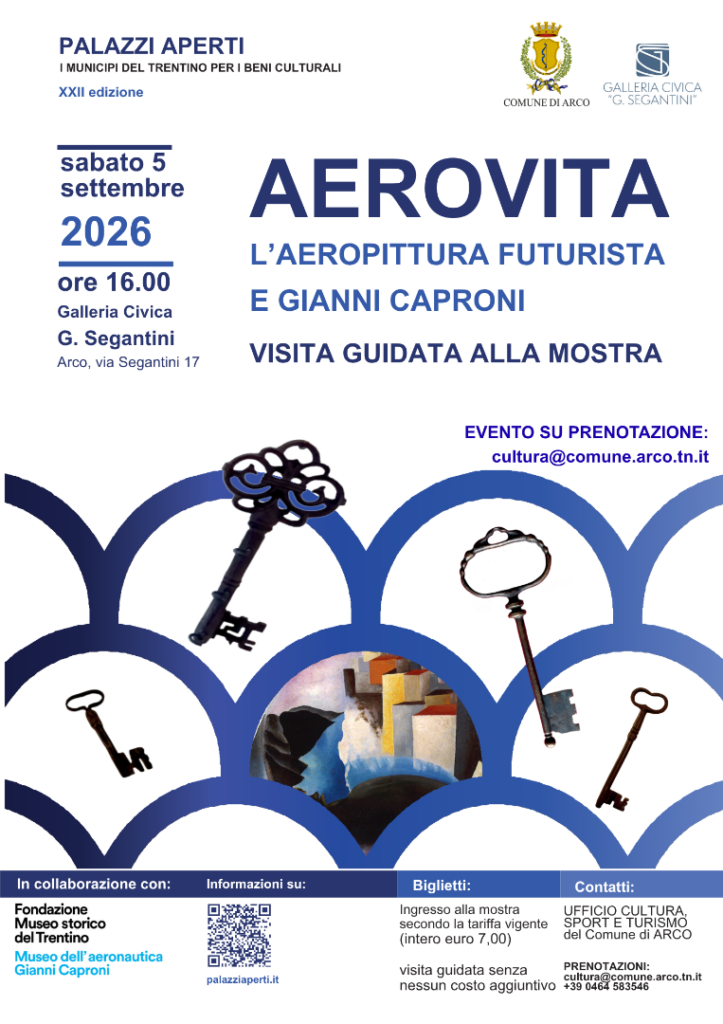 Immagine di Palazzi Aperti ad Arco, visita guidata alla mostra Aerovita