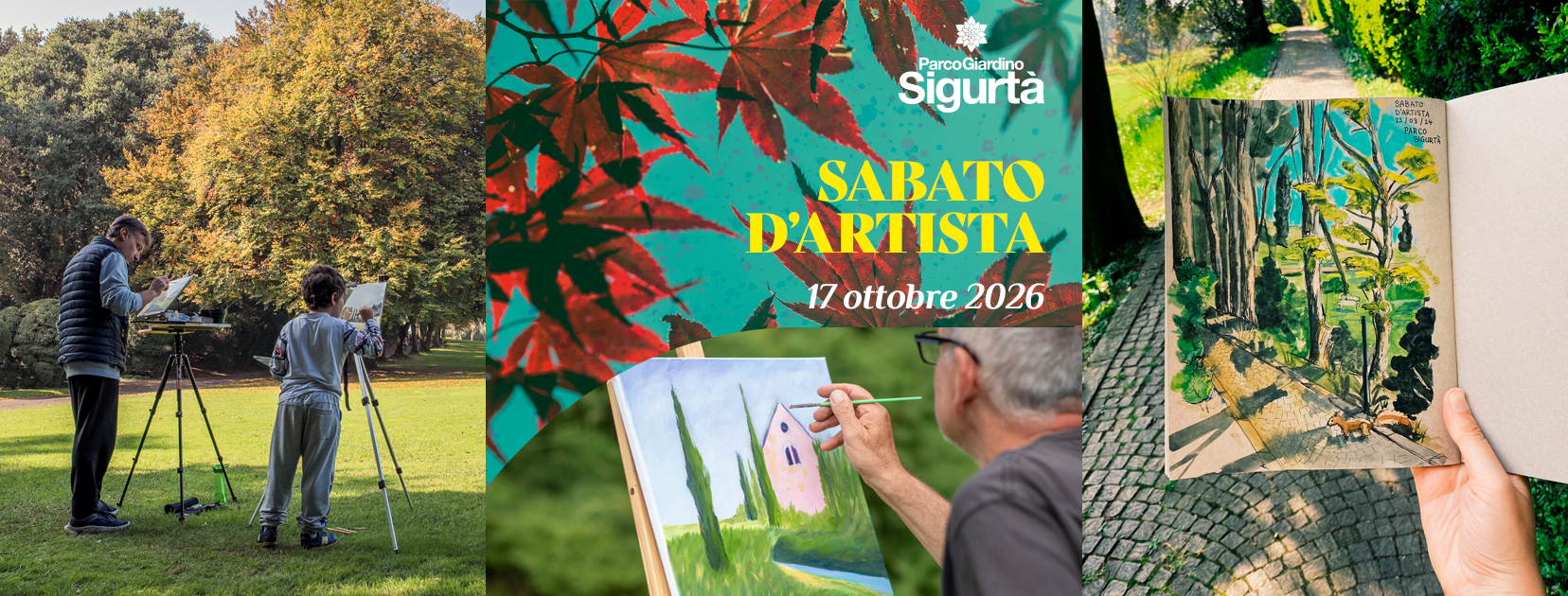 Sabato d'Artista al Parco Giardino Sigurtà di Valeggio sul Mincio: ultimi 10 posti per il 17 ottobre 1 Sabato d'Artista del 17 ottobre al Parco Giardino Sigurtà