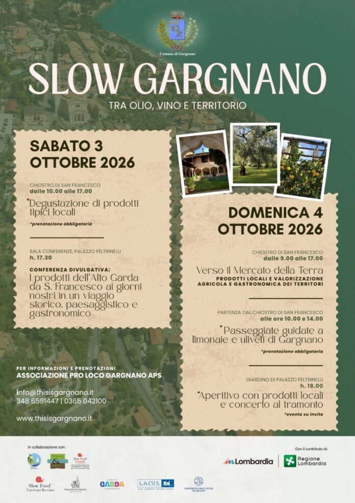 Immagine di Slow Gargnano: due giorni tra olio, vino e territorio del Benaco
