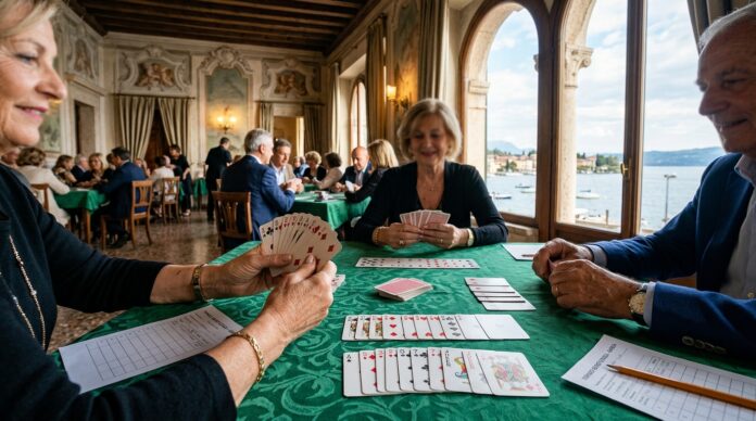 Torneo di burraco di beneficenza a palazzo Pincini Carlotti a Garda
