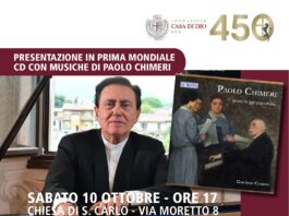 Paolo Chimeri a Brescia: il 10 ottobre la prima mondiale del CD con le sue musiche per pianoforte
