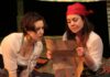 Scena dello spettacolo «Come fu che la iena» del Teatro delle Quisquilie