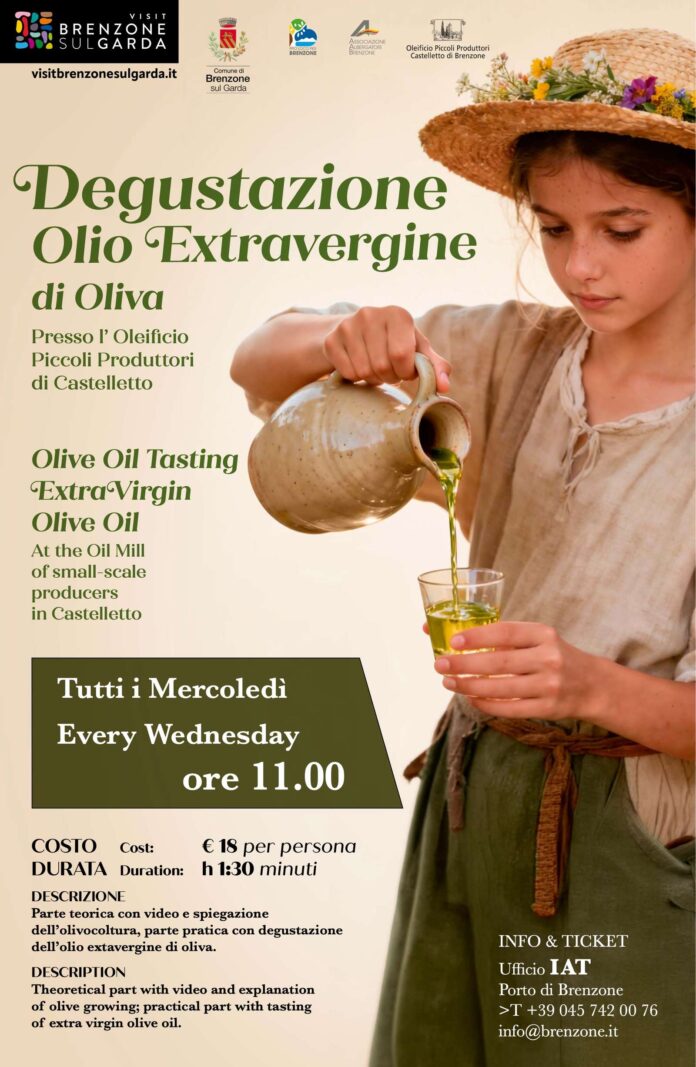 Immagine di Degustazione di olio extravergine a Castelletto di Brenzone il 14 ottobre