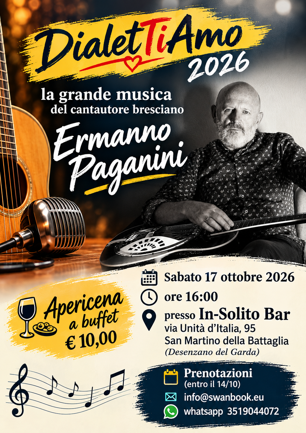 DialetTiAmo 2026 a San Martino della Battaglia: poesia, musica e letteratura il 17 ottobre 1 Immagine relativa a DialetTiAmo 2026 a San Martino della Battaglia: poesia, musica e letteratura il 17 ottobre