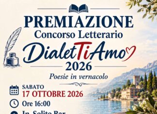 DialetTiAmo 2026 a San Martino della Battaglia: poesia, musica e letteratura il 17 ottobre Manifesto di Premio Concorso Letterario DialetTiAmo 2026 con libri, penne e bicchieri di vino