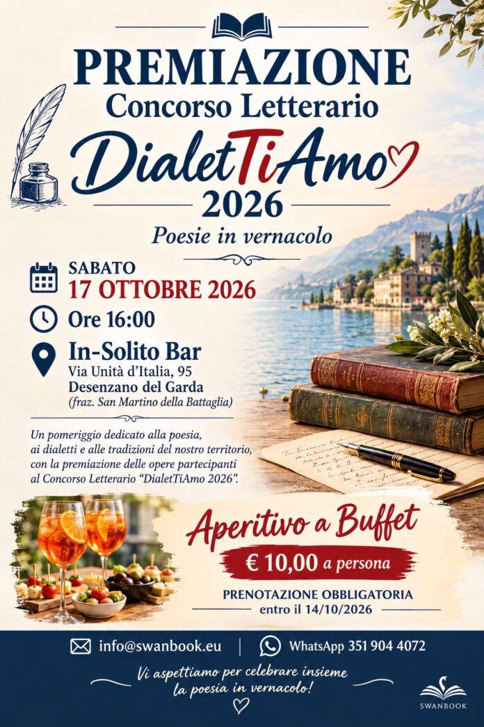 Immagine di DialetTiAmo 2026 a San Martino della Battaglia: poesia, musica e letteratura il 17 ottobre