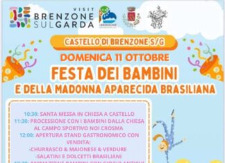 Immagine di Festa dei bambini a Brenzone domenica 11 ottobre con la Madonna Aparecida