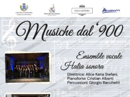 Gargnano, giovedì 22 ottobre il concerto «Musiche dal ‘900» con Halia Sonora Locandina di «Musiche dal '900» con Halia Sonora e Manoeuvre alla Chiesa di San Francesco di Gargnano