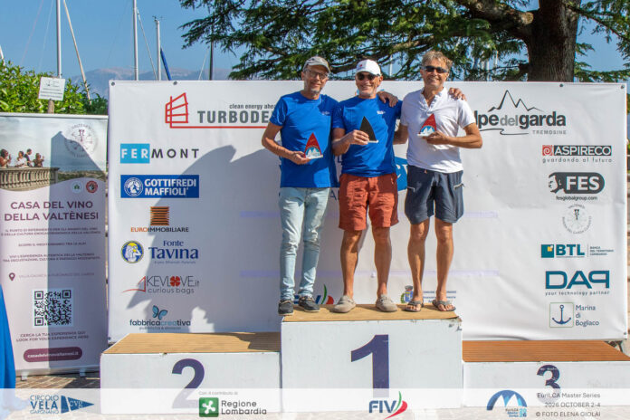 Immagine di Gran finale dell'EurILCA Master Series a Gargnano, trionfo dei velisti italiani