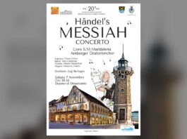 Il Messiah di Händel nel Duomo di Desenzano con i cori di Amberg Manifesto del Messiah con Duomo di Desenzano e cori di Amberg