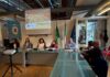Mappe di Comunità a Vobarno: una rete digitale per orientare i servizi in Valle Sabbia Sala riunioni con mappa interattiva e persone sedute davanti a un proiettore