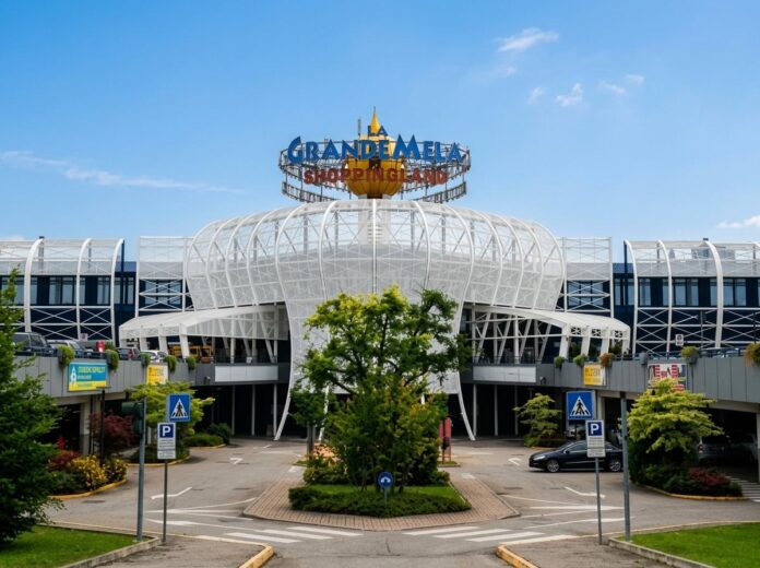 Facciata del centro commerciale La GrandeMela a Lugagnano di Sona