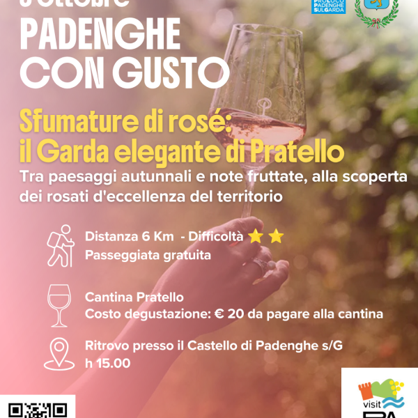 Immagine di Padenghe con Gusto: il 3 ottobre a Padenghe sul Garda passeggiata e degustazione di vino rosato Immagine di Padenghe con Gusto: il 3 ottobre a Padenghe sul Garda passeggiata e degustazione di vino rosato