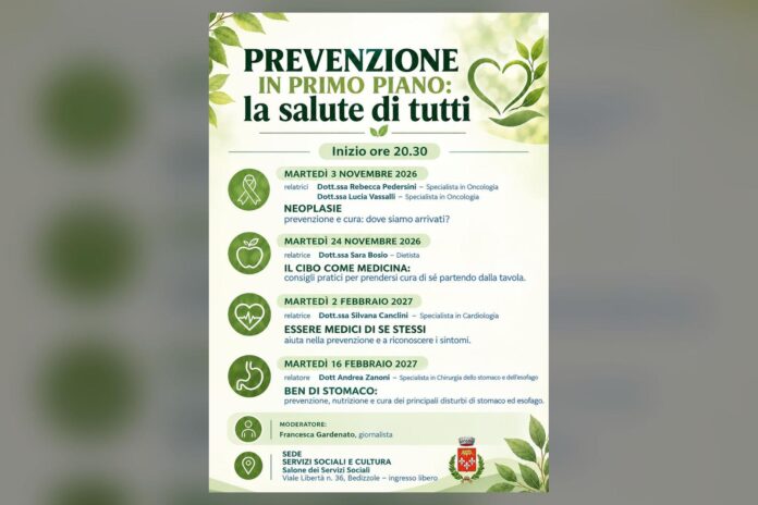 Manifesto di Prevenzione in primo piano: la salute di tutti con incontri a Bedizzole