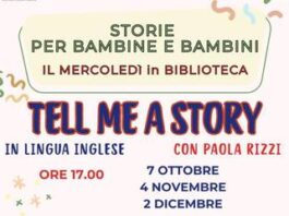Tell me a story ad Arco, laboratorio di inglese per i bambini Tell me a story ad Arco, laboratorio di inglese per i bambini