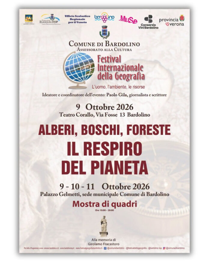 Immagine di XIV Festival Internazionale della Geografia a Bardolino: alberi e foreste al centro